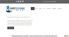 Desktop Screenshot of miamicarpetcleaning.us